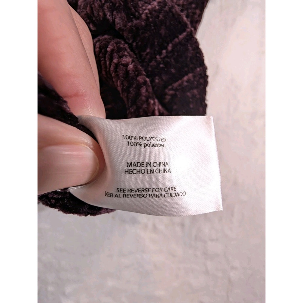 Orvis Women's Chenille Plum Brown Sweater Size XL Pullover Plush Soft Crewneck - Picture 10 of 10